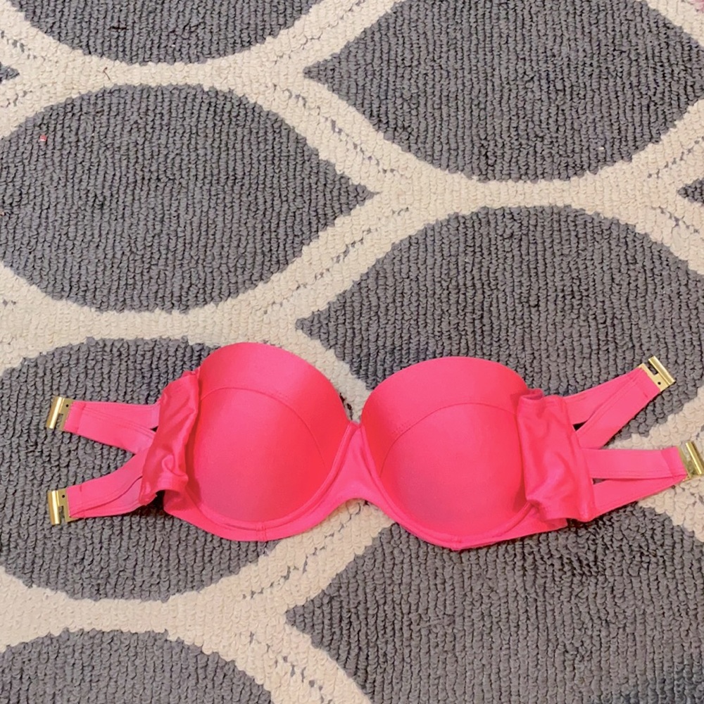 push up strapless bikini top